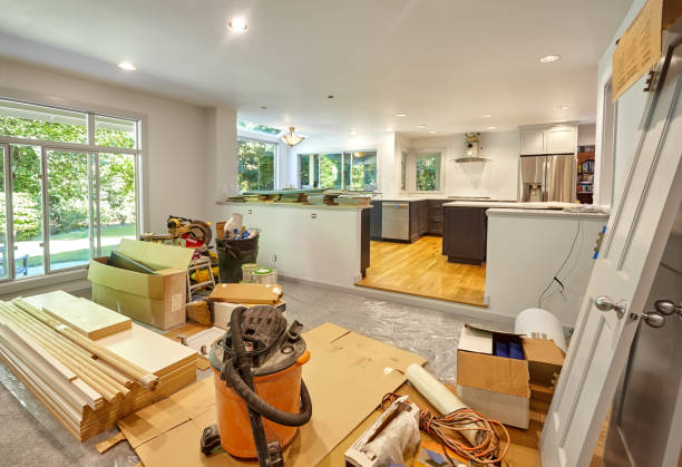 Professional Cabinet Installation technician working in Fairfax, VA